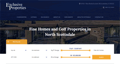 Desktop Screenshot of exclusiveproperties.com